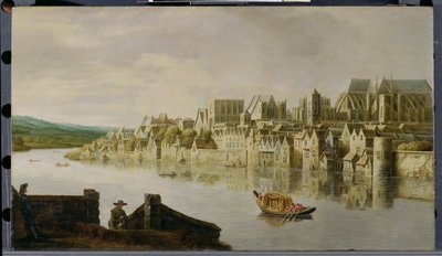 The Thames at Westminster Stairs, c.1630 by Claude de Jongh
